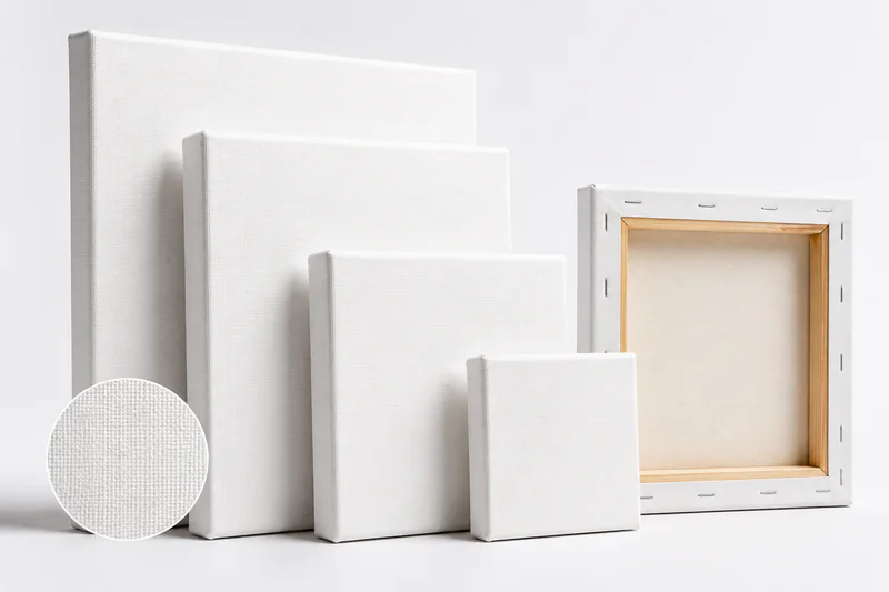 Stretched canvas formats for wholesale and private-label programs